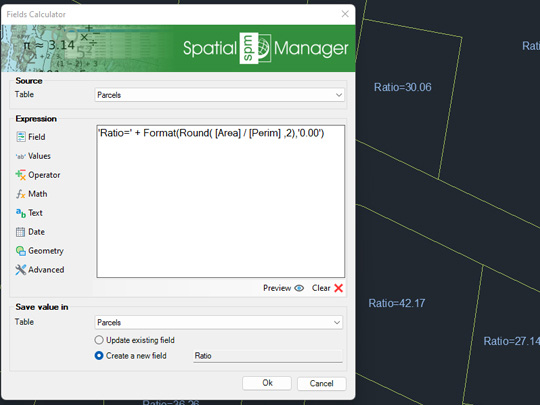 Fields calculator in ZWCAD<span style='font-size: 1rem'> - <a href='fields-calculator/' class='app_color_link'>More info ></span>