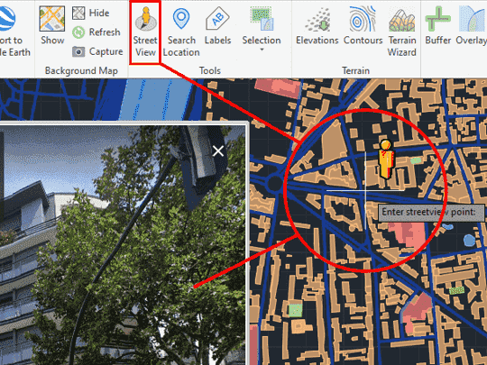 Google Street View integration in ZWCAD<span style='font-size: 1rem'> - <a href='street-view-integration/' class='app_color_link'>More info ></span>