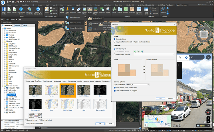 GstarCAD 2025 SP3 and ‘Spatial Manager’ v.9.5